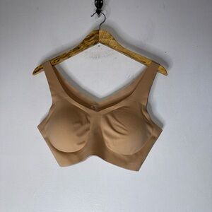 Honey Love Tan Bralette No Clasp Padded Large